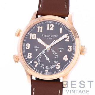 パテックフィリップ(PATEK PHILIPPE)のパテックフィリップ 【PATEK PHILIPPE】 コンプリケーション カラトラバパイロットトラベルタイム 5524R-001 メンズ ブラウン K18ローズゴールド 腕時計 時計 COMPLICATION CALATRAVA PILOT TRAVEL TIME BROWN K18RG PP【中古】 (腕時計(アナログ))