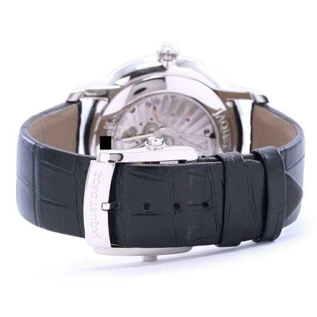 ジャケドロー 【JAQUET DROZ】 グランセコンド カンティエーム J007030242 メンズ ブラック ステンレススティール 腕時計 時計 GRANDE SECONDE QUANTIEME BLACK SS 【中古】  メンズの時計(腕時計(アナログ))の商品写真