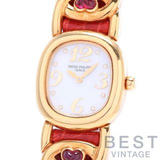 パテックフィリップ(PATEK PHILIPPE)のパテックフィリップ 【PATEK PHILIPPE】 ゴールデン エリプス 4833/12 レディース ホワイトシェル K18イエローゴールド 腕時計 時計 GOLDEN ELIPSE WHITE SHELL K18YG ゴールデンイリプス PP【中古】 (腕時計)