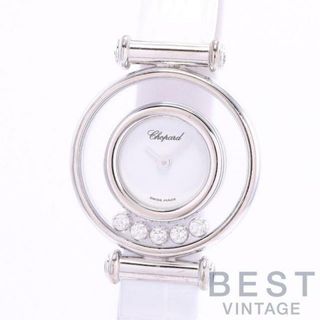 ショパール(Chopard)のショパール 【CHOPARD】 ハッピーダイヤモンド アイコン ウォッチ 204780-1002 レディース ホワイト K18ホワイトゴールド 腕時計 時計 HAPPY DIAMOND ICON WATCH WHITE K18WG D5Pムービングダイヤモンド【中古】 (腕時計)