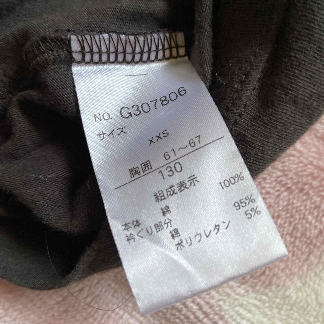 ALGY(アルジー)のグレー、ブラックTシャツ2枚セット キッズ/ベビー/マタニティのキッズ服女の子用(90cm~)(Tシャツ/カットソー)の商品写真