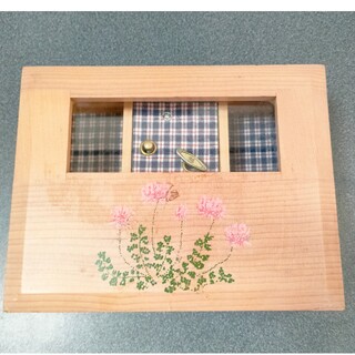 木製日本製　ジュエリーボックス(小物入れ)