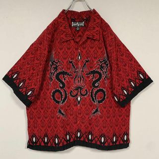 ヴィンテージ(VINTAGE)のカッコイ！CLUB SHIRT 半袖 シャツ XXLサイズ(その他)