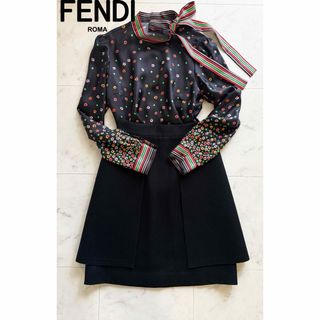 FENDI フェルト コレクション スカート 