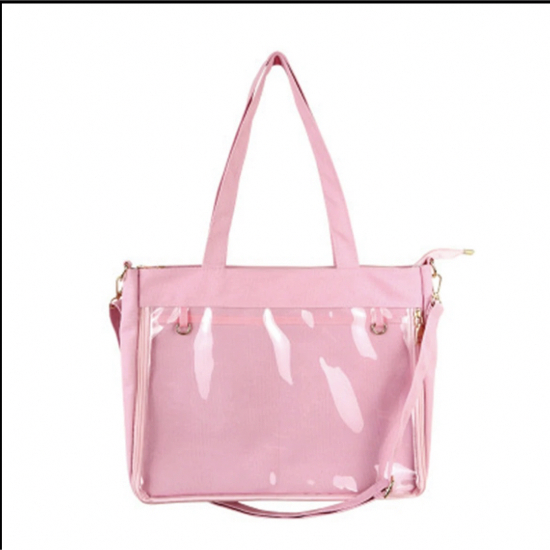 【新品未使用】レディース/2wayシースルーバッグ/痛バッグ/ピンク レディースのバッグ(ショルダーバッグ)の商品写真