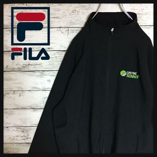 FILA - 【人気カラー黒色】フィラ☆ナイロンジャケット　サイズL 刺繍有り　G37