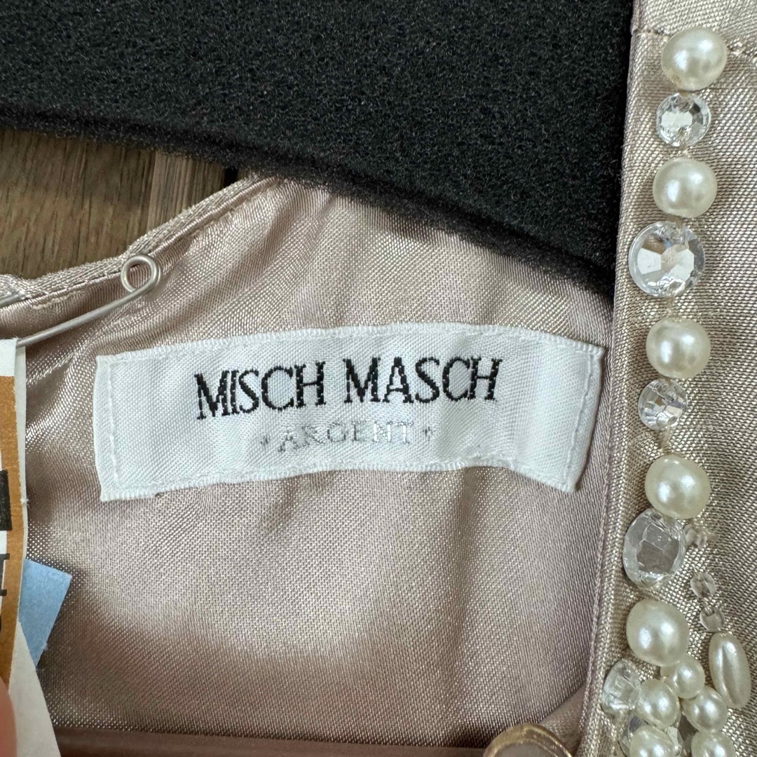 MISCH MASCH(ミッシュマッシュ)のパーティードレス　シャンパンゴールド レディースのフォーマル/ドレス(ミディアムドレス)の商品写真