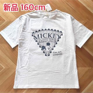 シマムラ(しまむら)の【LITTC】リトシー ディズニーデザインワッペン柄Tシャツ 160cm(Tシャツ/カットソー)