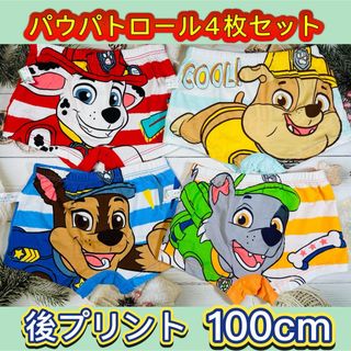 F 新品　パウパトロールパンツ　パウパトボクサーパンツ　前閉じ　男の子下着100(パンツ/スパッツ)