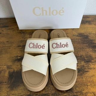 Chloe - 【新品未使用】CHLO'E クロエ ミラ キャンバス スライド サンダル