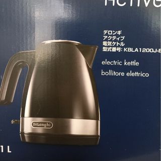 デロンギ アクティブ 電気ケトル ブラック KBLA1200J-BK(1コ入)