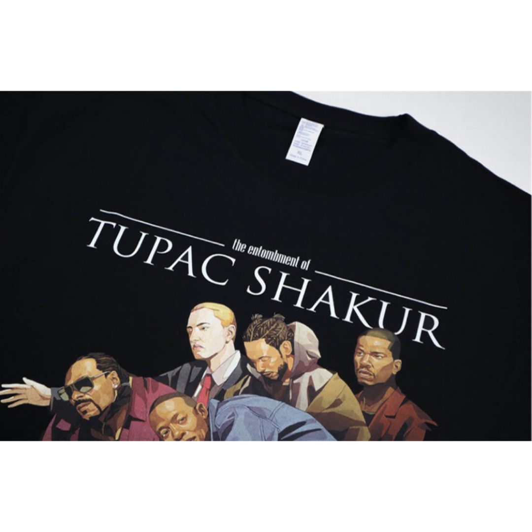 TUPAC Tシャツ 長袖 ロンT 2PAC ヒップホップ ラップT M メンズのトップス(Tシャツ/カットソー(七分/長袖))の商品写真
