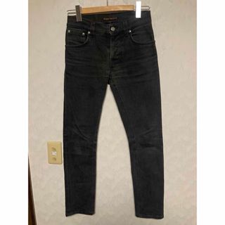 ヌーディジーンズ(Nudie Jeans)のヌーディージーンズ グリムティム W28 dry Cold black デニム(デニム/ジーンズ)