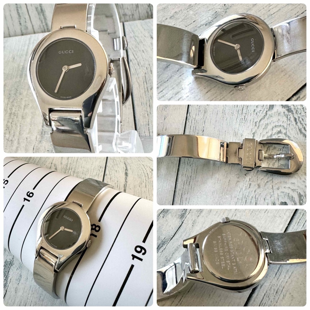 GUCCI - 【電池交換済】GUCCI グッチ 腕時計 6700L ブラック GUCCI - 【電池交換済】GUCCI グッチ 腕時計 6700L ブラック