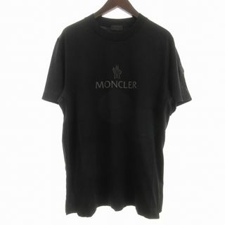 モンクレール(MONCLER)のモンクレール タグ付き 24SS Tシャツ カットソー 半袖 黒 L(Tシャツ/カットソー(半袖/袖なし))