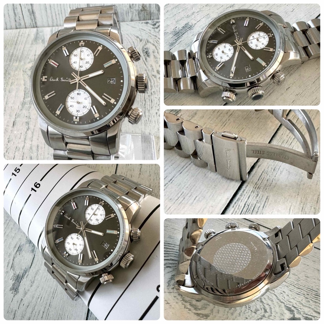 Paul Smith(ポールスミス)の【希少】Paul Smith 腕時計 クロノグラフ ポールスミス 1003 メンズの時計(腕時計(アナログ))の商品写真