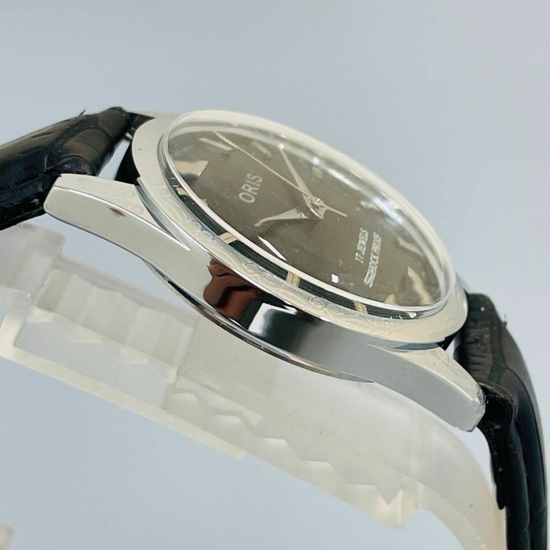 【渋い】★オリス★ORIS★腕時計/メンズ /機械式/手巻き/深緑/ヴィンテージ メンズの時計(腕時計(アナログ))の商品写真