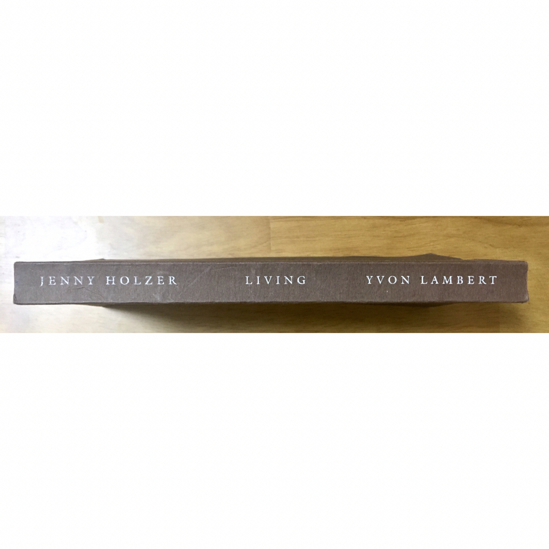 【希少】ジェニーホルツァー JENNY HOLZER Living アートブック エンタメ/ホビーの本(アート/エンタメ)の商品写真