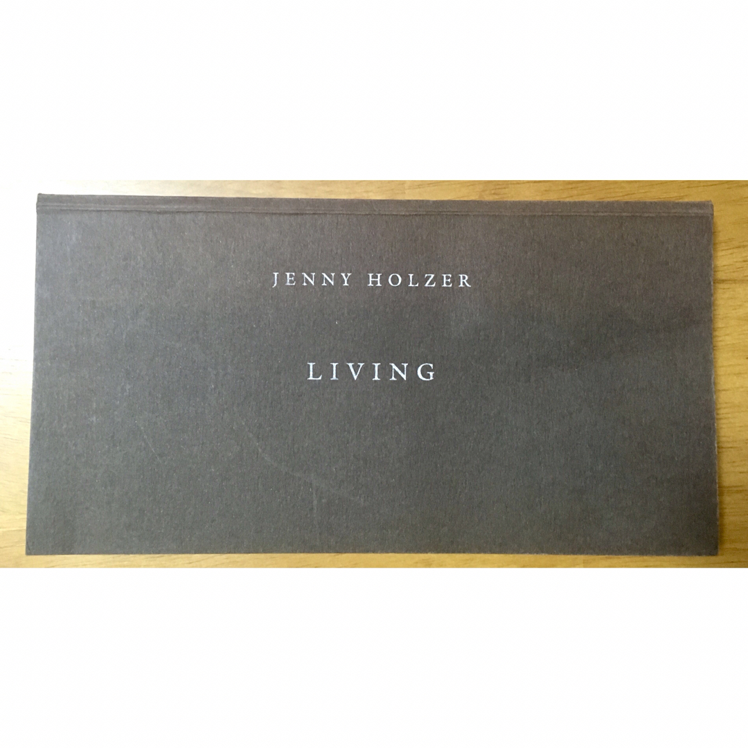 希少】ジェニーホルツァー JENNY HOLZER Living アートブック 希少】ジェニーホルツァー JENNY HOLZER Living アートブック