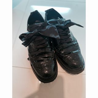 プラダ(PRADA)のPRADA ローファーシューズ、ブラック、靴(ローファー/革靴)