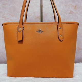 コーチ(COACH)の【美品✨】コーチ　ミニ シティ ジップ トップ トートバッグ スモール  レザー(トートバッグ)