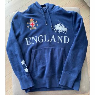 ポロラルフローレン(POLO RALPH LAUREN)のPOLO RALPH LAUREN ネイビー　パーカー　美品(パーカー)