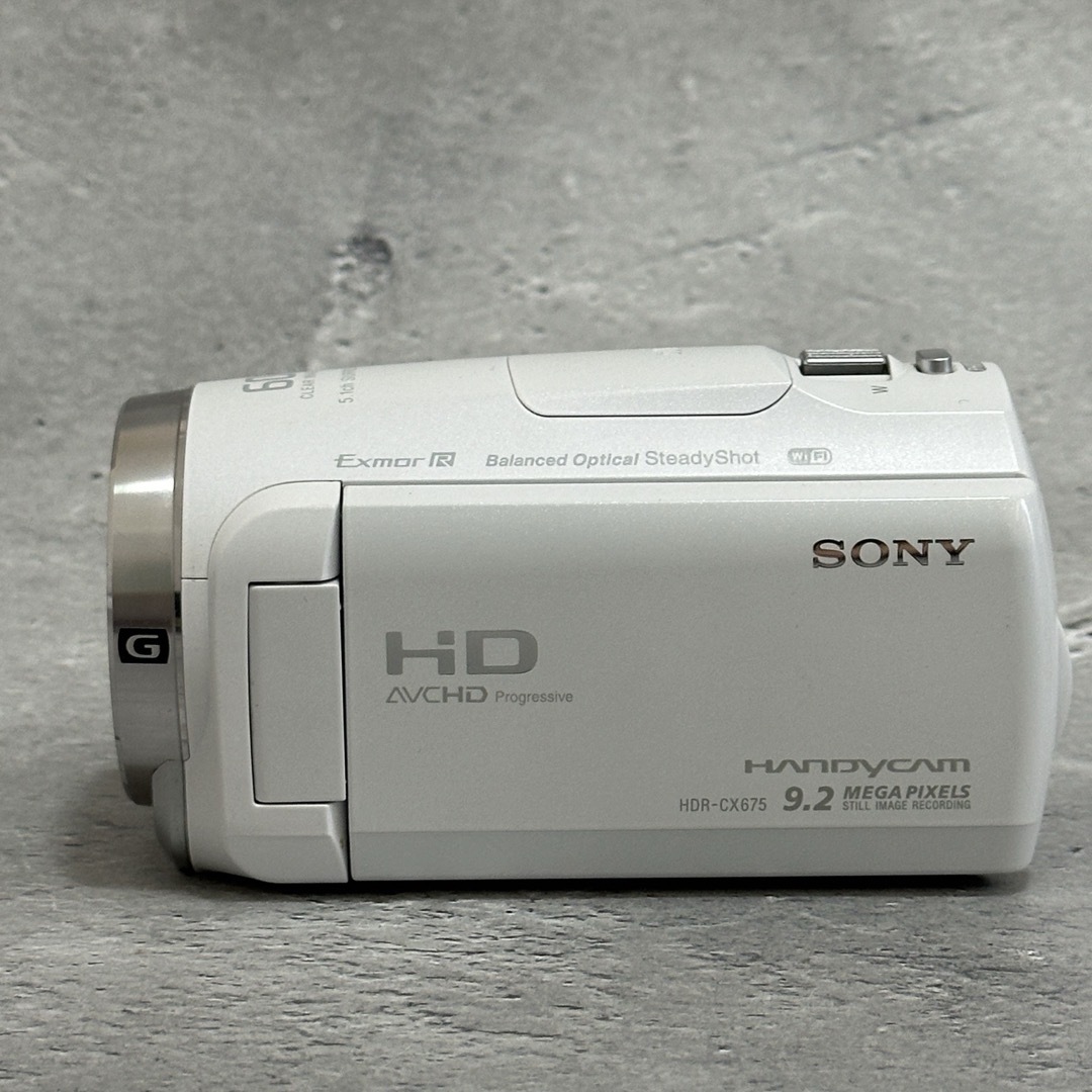 ❤️美品・元箱付き❤️ SONY HDR-CX675 白❤️ビデオカメラ❤️