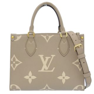 ルイヴィトン(LOUIS VUITTON)のルイヴィトン LOUIS VUITTON バイカラー モノグラム アンプラント オンザゴーPM 2WAY トゥルトレールクレーム M45779 中古 新入荷 LV1544(ハンドバッグ)