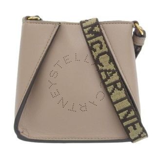 アザー(other)のステラマッカートニー STELLA MCCARTNEY マイクロ ステラ ロゴ ショルダーバッグ エコレザー グレージュ 700159W8542 中古 新入荷 OB1725(ショルダーバッグ)