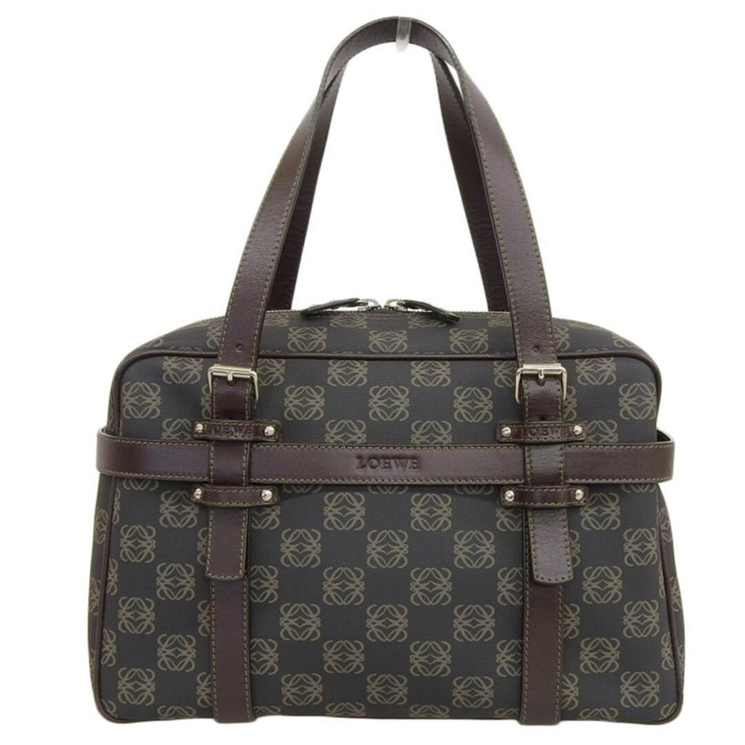 ロエベ LOEWE ハンドバッグ PVC レザー ブラウン 新入荷 OB1724 ロエベ LOEWE ハンドバッグ PVC レザー ブラウン 新入荷 OB1724