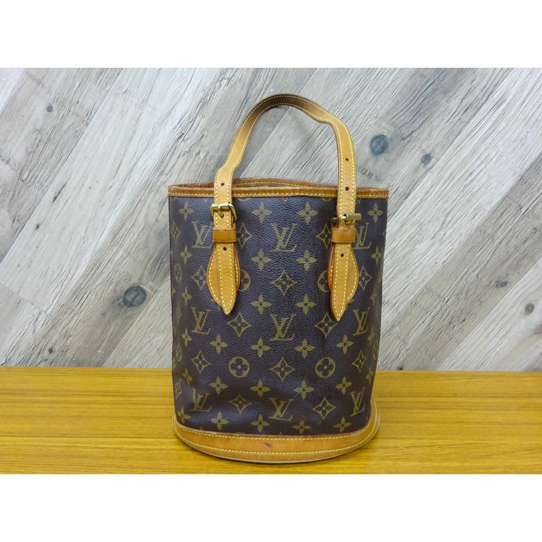 LOUIS VUITTON - K渋097/ ヴィトン モノグラム バケット PM ハンドバッグ