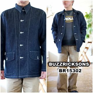 バズリクソンズ(Buzz Rickson's)のBUZZ RICKSON'Sバズリクソンズ 　デニムワークコート 15302　M(Gジャン/デニムジャケット)