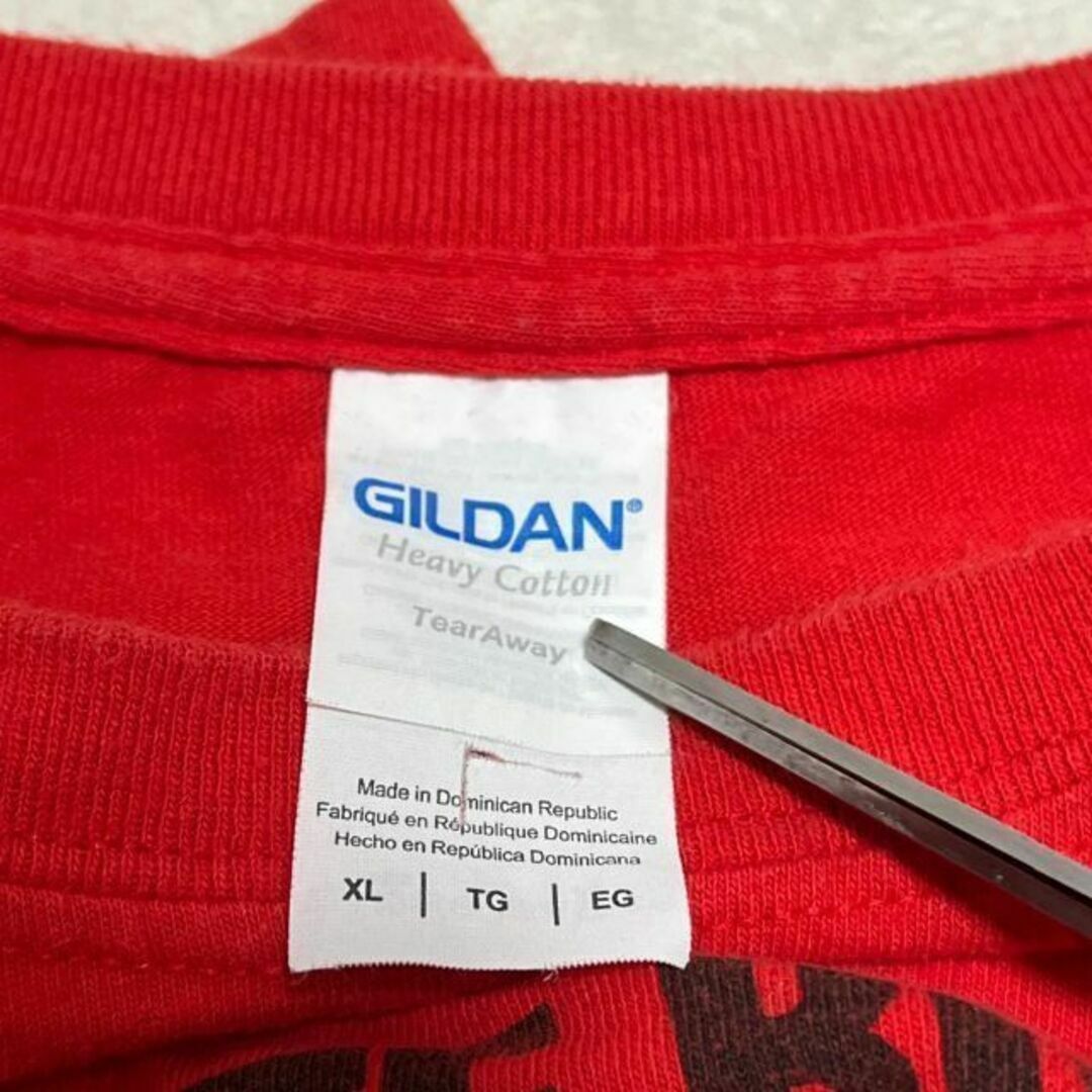 GILDAN(ギルタン)のh15 US古着　半袖Tシャツ　オハイオステート　NCAAバックアイズ　アメフト メンズのトップス(Tシャツ/カットソー(半袖/袖なし))の商品写真