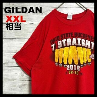 ギルタン(GILDAN)のh15 US古着　半袖Tシャツ　オハイオステート　NCAAバックアイズ　アメフト(Tシャツ/カットソー(半袖/袖なし))