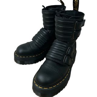 ドクターマーチン(Dr.Martens)の美品 ドクターマーチン AXXEL アクセル ブーツ 黒 UK4(ブーツ)