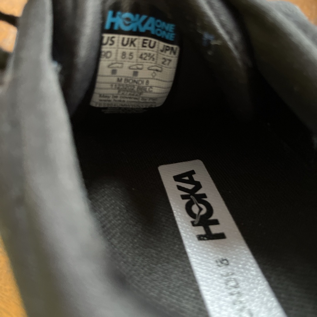 HOKA ONE ONE(ホカオネオネ)の美品！ HOKA BONDI 8 ホカオネオネ ボンダイ8 27cm メンズの靴/シューズ(スニーカー)の商品写真