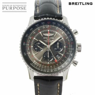 ブライトリング(BREITLING)のブライトリング BREITLING ナビタイマー GMT AB0441 クロノグラフ 世界限定1000本 メンズ 腕時計 デイト 自動巻き Navitimer VLP 90217229(腕時計(アナログ))