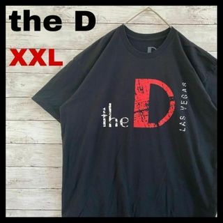 h57 US古着　the D　半袖Tシャツ　ロゴプリント　LAS　VEGAS(Tシャツ/カットソー(半袖/袖なし))