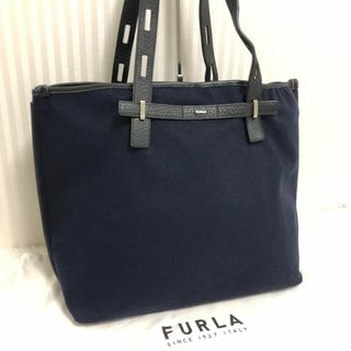 フルラ(Furla)の【保存袋付き✨】フルラ ジョーヴェ トートバッグ A4収納可 レザー ネイビー(トートバッグ)