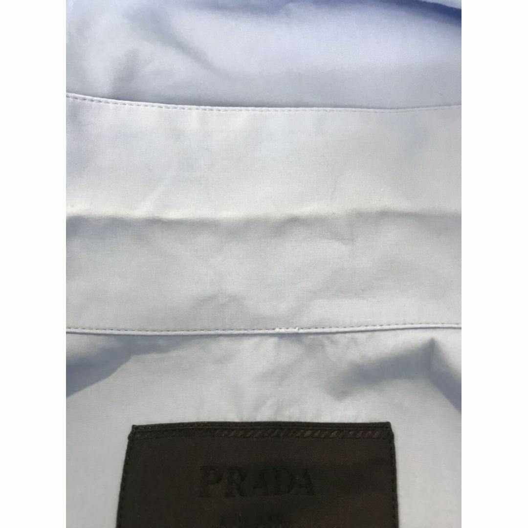 PRADA(プラダ)のPRADA プラダ★トライアングルロゴパッチジップアップシャツ ジャケット メンズのトップス(シャツ)の商品写真