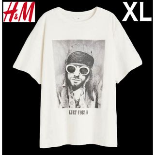 エイチアンドエム(H&M)の新品 H&M × カートコバーン NIRVANA コラボ Tシャツ XL(Tシャツ(半袖/袖なし))