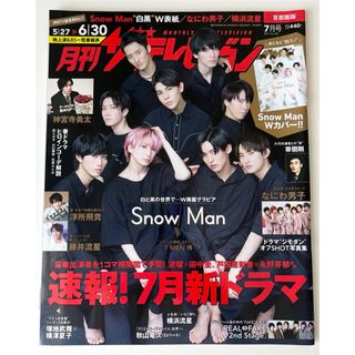 Johnny's - 月刊テレビジョン 2021年7月号 No.320 Snow Man