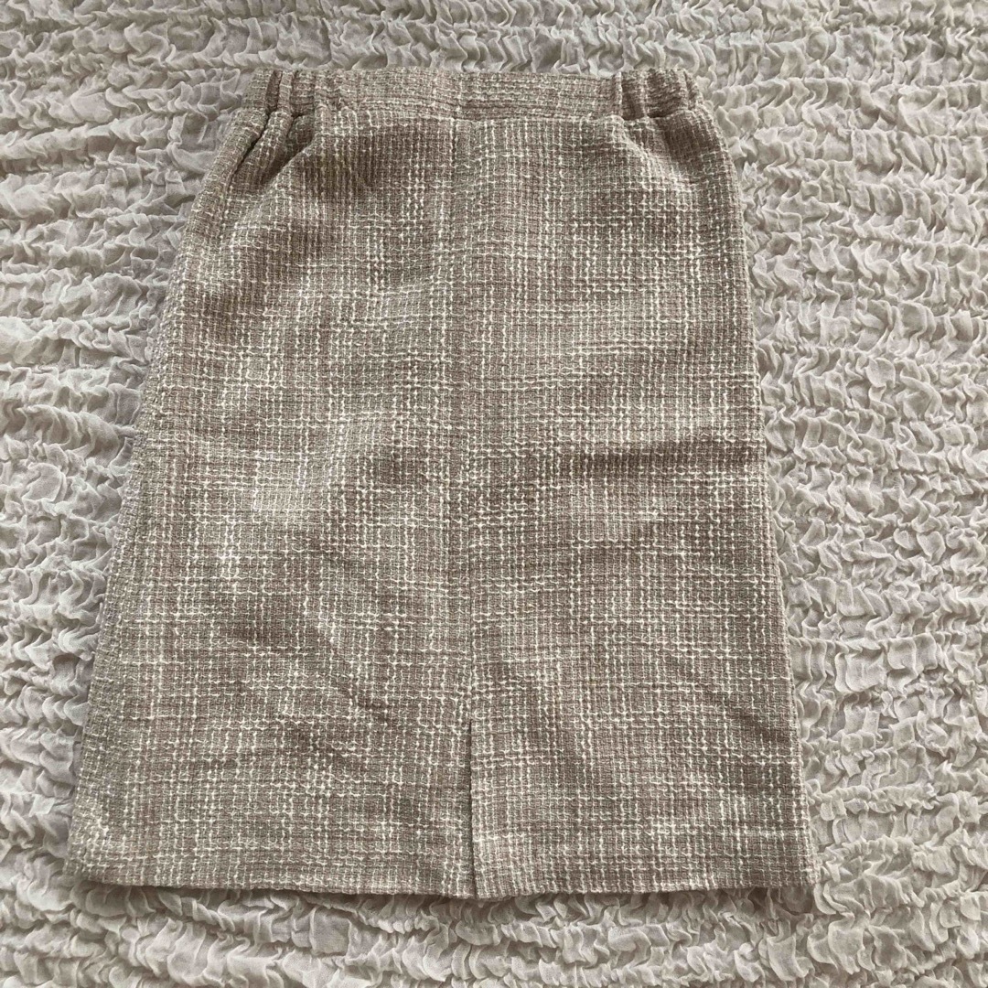 persodea×デザイナーズコラボ★ツイードスカート2枚セット★未使用 レディースのスカート(ひざ丈スカート)の商品写真