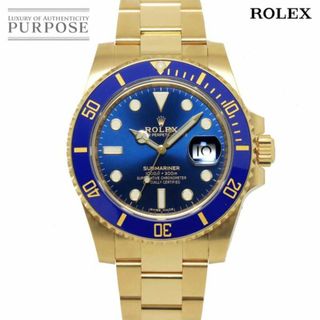 ロレックス(ROLEX)のロレックス ROLEX サブマリーナ デイト 116618LB ランダム番 ルーレット メンズ 腕時計 K18YG 金無垢 自動巻き Submariner VLP 90212619(腕時計(アナログ))