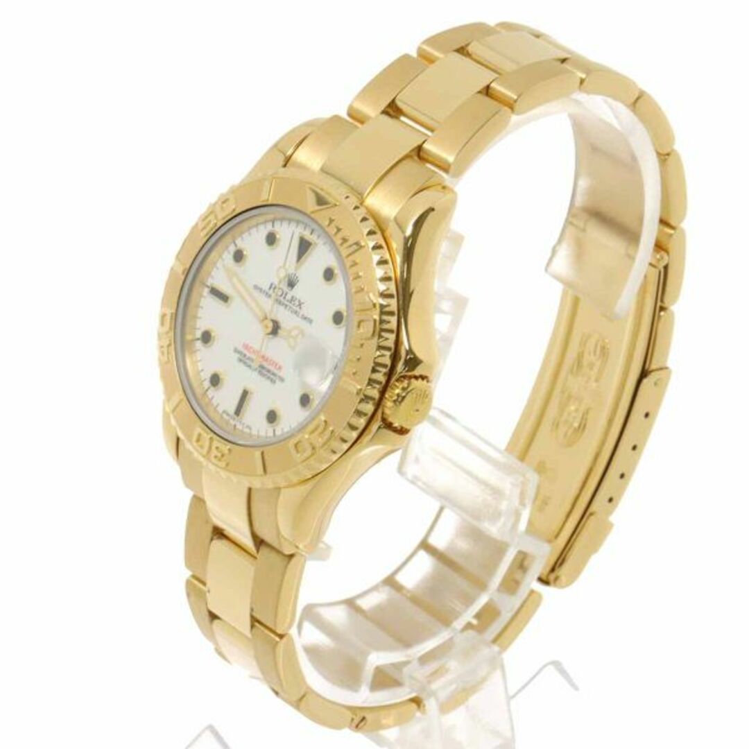 ROLEX(ロレックス)のロレックス ROLEX ヨットマスター 68628 S番 ボーイズ 腕時計 デイト ホワイト 文字盤 K18YG 金無垢 自動巻き Yacht Master VLP 90222719 レディースのファッション小物(腕時計)の商品写真