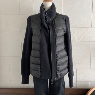 モンクレール(MONCLER)のMONCLER ダウン　切り替え　ニット(ダウンジャケット)