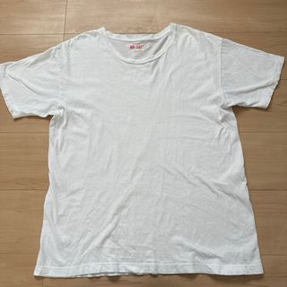 ヘインズ(Hanes)のHanes 無地 白 Tシャツ (Tシャツ/カットソー(半袖/袖なし))