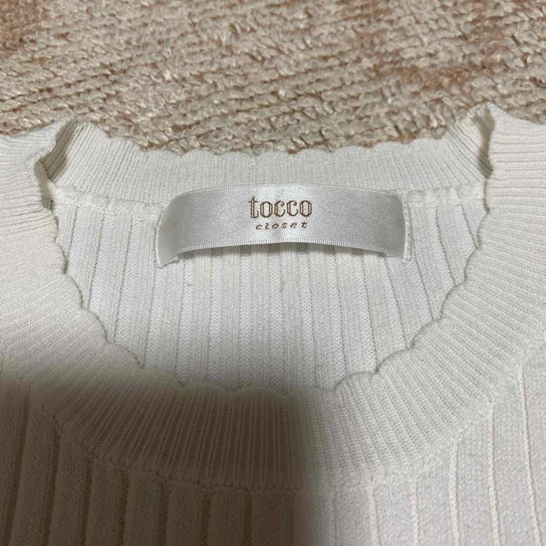 tocco(トッコ)のtocco 半袖ニット レディースのトップス(カットソー(半袖/袖なし))の商品写真