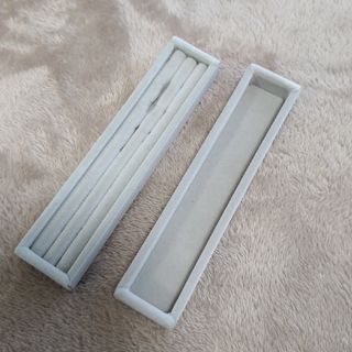 ムジルシリョウヒン(MUJI (無印良品))の無印良品　ベロア内箱仕切リング用(小物入れ)