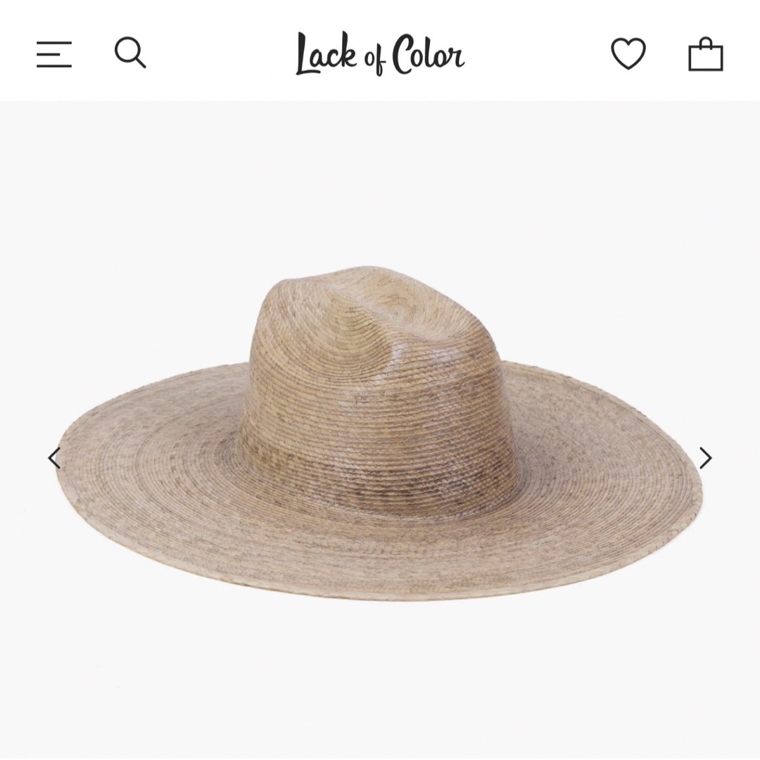 lack of color WESTERN WIDE PALMA レディースの帽子(ハット)の商品写真